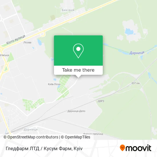 Гледфарм ЛТД / Кусум Фарм map
