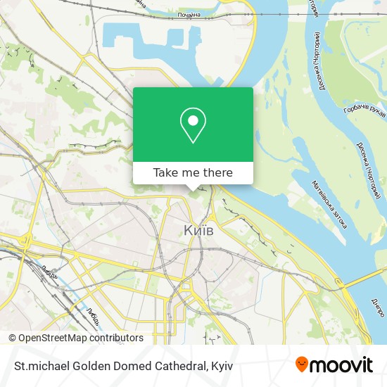 St.michael Golden Domed Cathedral map