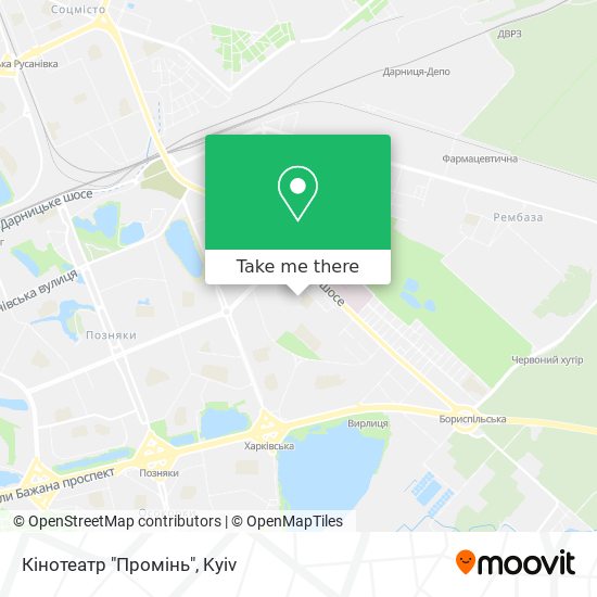 Кінотеатр "Промінь" map