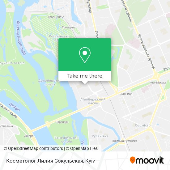 Карта Косметолог Лилия Сокульская