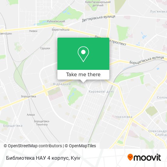 Библиотека НАУ 4 корпус map