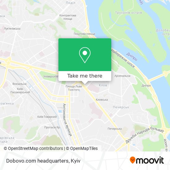 Dobovo.com headquarters map