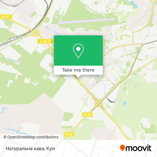 Натуральна кава map