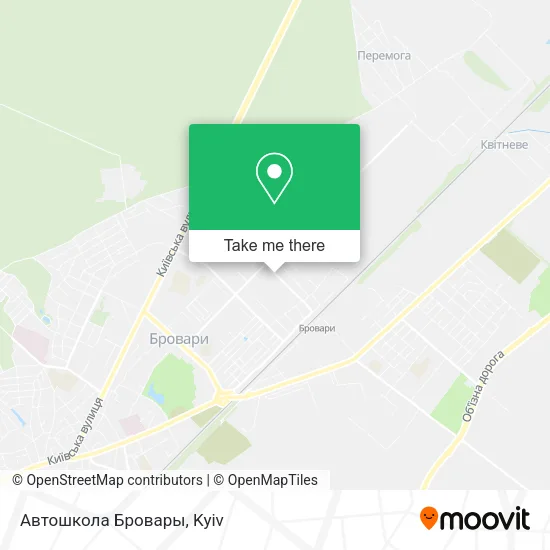 Карта Автошкола Бровары