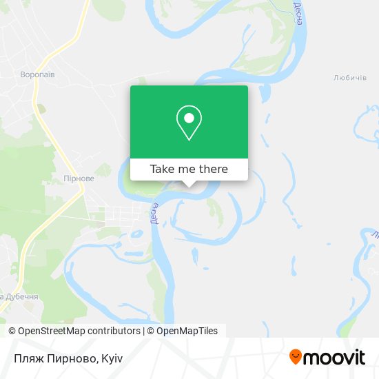 Пляж Пирново map