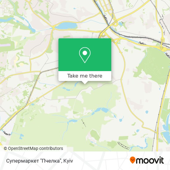 Супермаркет "Пчелка" map