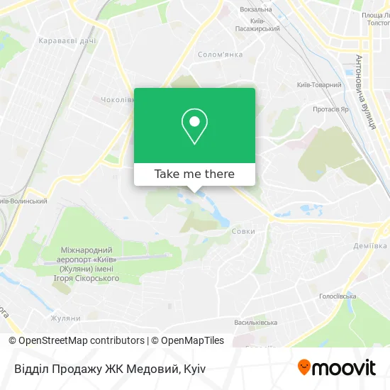 Відділ Продажу ЖК Медовий map