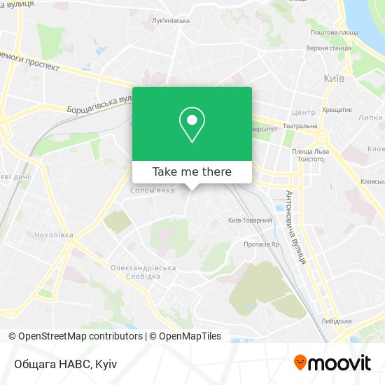 Общага НАВС map