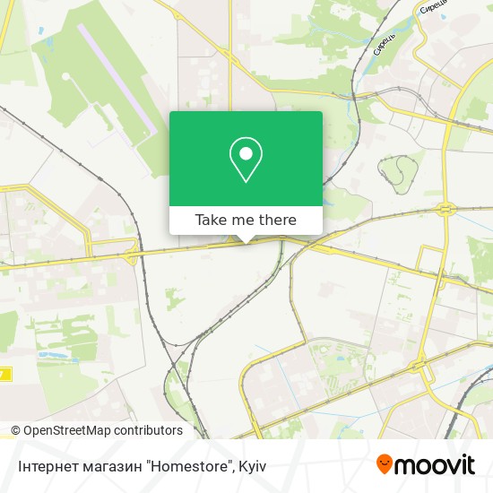 Карта Інтернет магазин "Homestore"