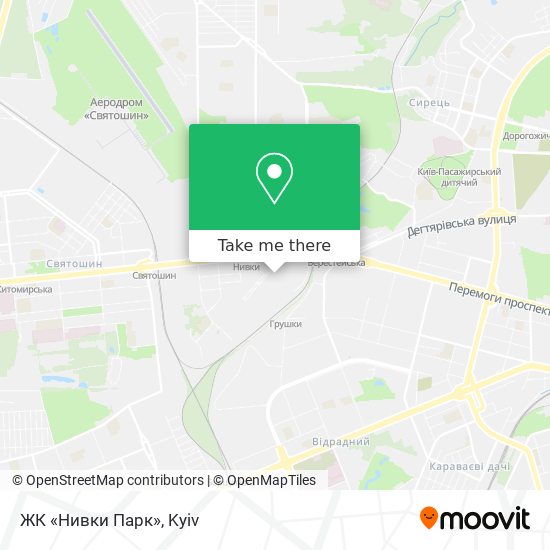 ЖК «Нивки Парк» map