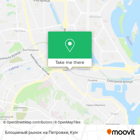 Блошиный рынок на Петровке map