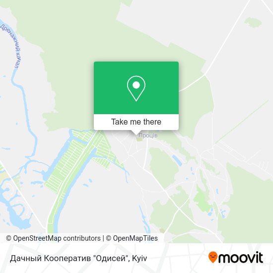 Карта Дачный Кооператив "Одисей"