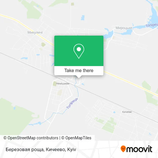 Березовая роща, Кичеево map