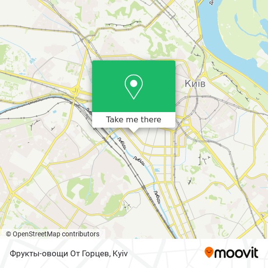 Фрукты-овощи От Горцев map