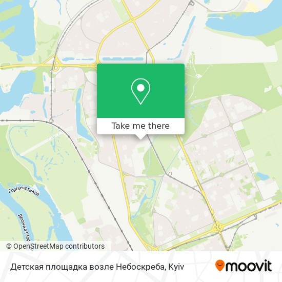 Детская площадка возле Небоскреба map