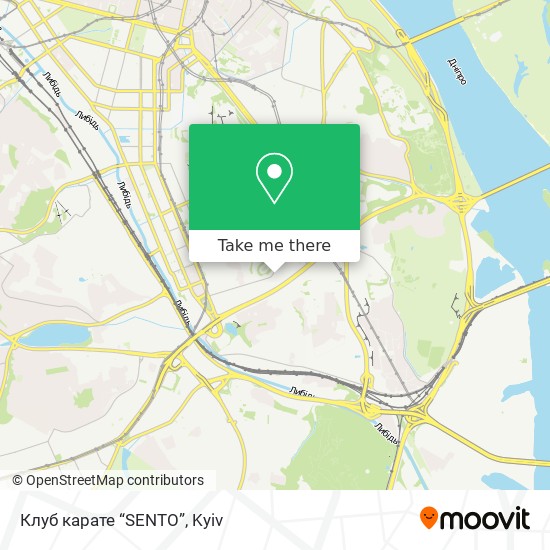 Клуб карате “SENTO” map