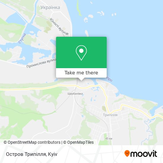 Остров Трипілля map