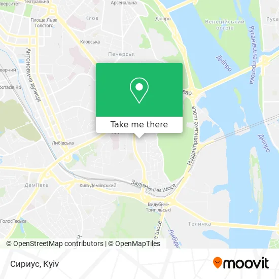 Сириус map