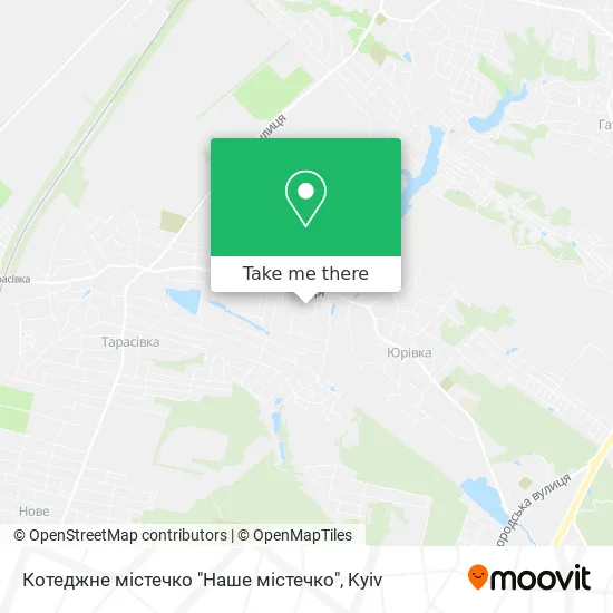 Котеджне містечко "Наше містечко" map
