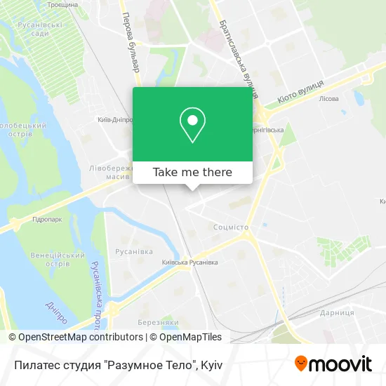 Карта Пилатес студия "Разумное Тело"