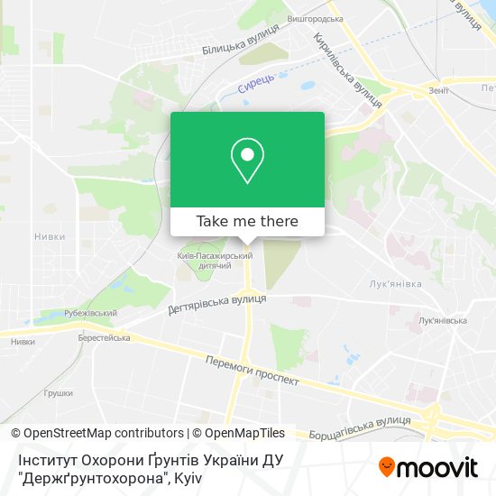 Інститут Охорони Ґрунтів України ДУ "Держґрунтохорона" map