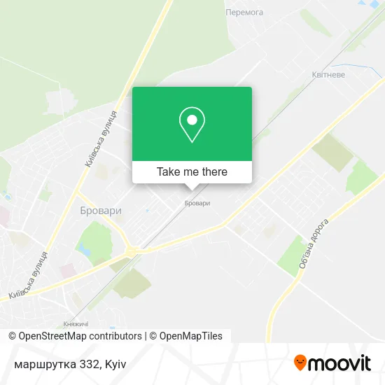 Карта маршрутка 332