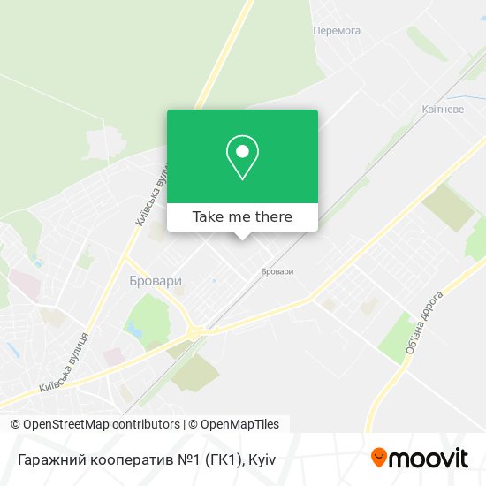Гаражний кооператив №1 (ГК1) map