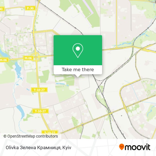 Olivka Зелена Крамниця map