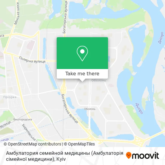 Амбулатория семейной медицины (Амбулаторія сімейної медицини) map