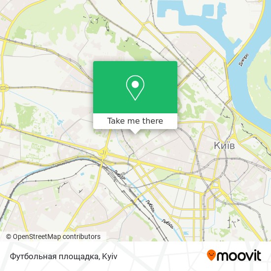 Футбольная площадка map