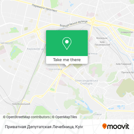 Приватная Депутатская Лечебница map