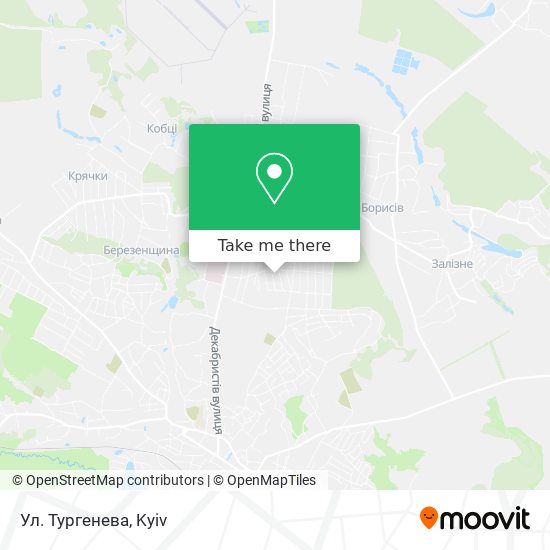 Ул. Тургенева map
