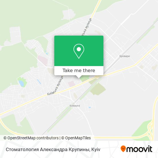 Стоматология Александра Крупины map