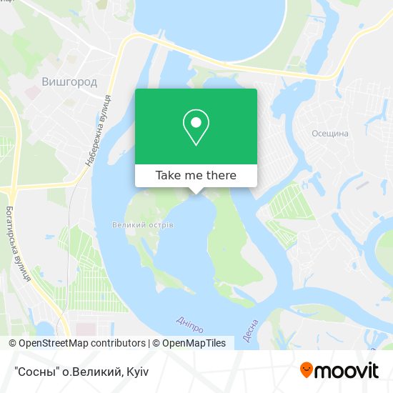 Карта "Сосны" о.Великий