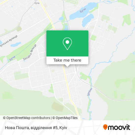 Карта Нова Пошта, відділення #5