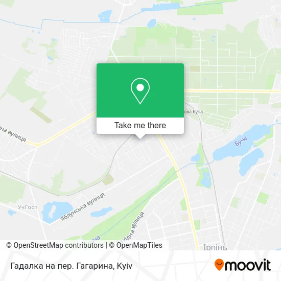 Гадалка на пер. Гагарина map