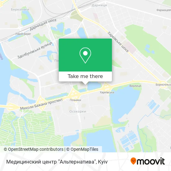 Медицинский центр "Альтернатива" map