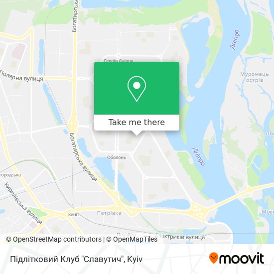 Підлітковий Клуб "Славутич" map