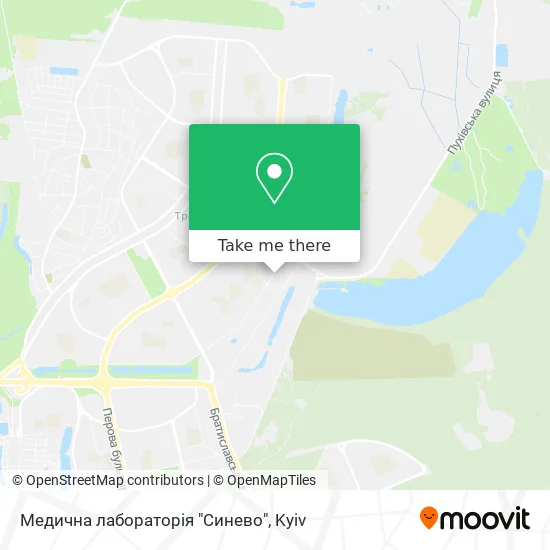 Медична лабораторія "Синево" map
