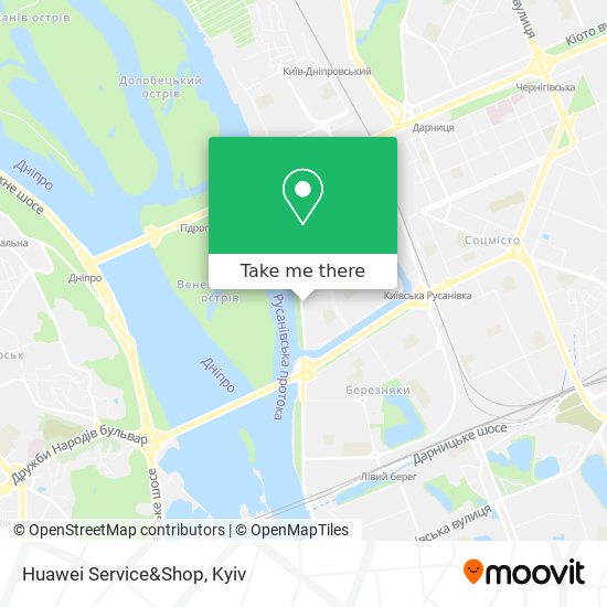 Huawei Service&Shop map