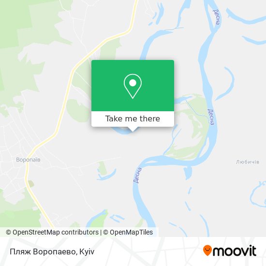 Пляж Воропаево map