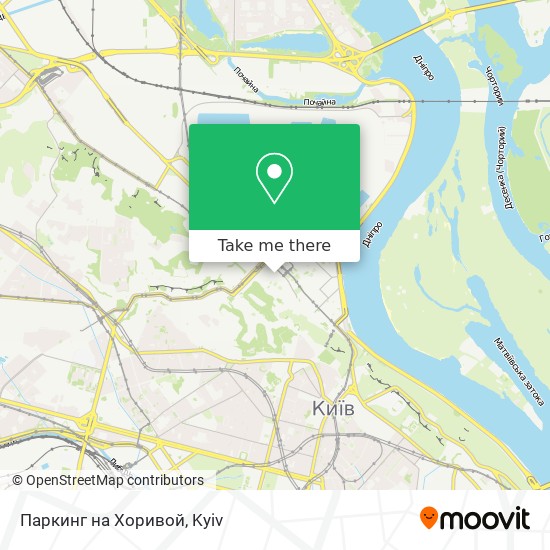 Паркинг на Хоривой map