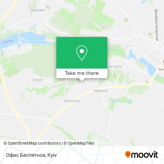 Офис Беспятное map