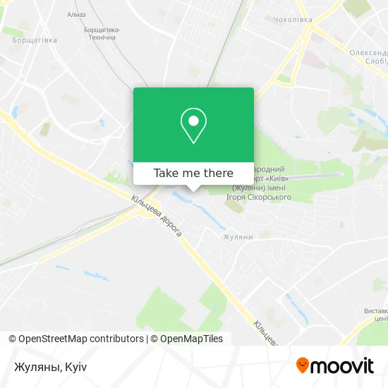 Карта Жуляны