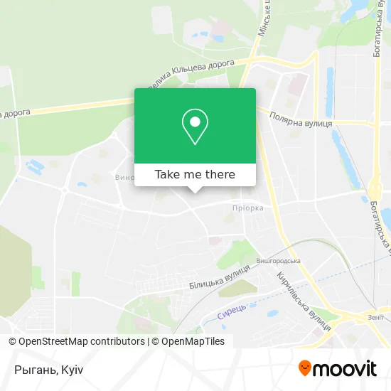 Рыгань map