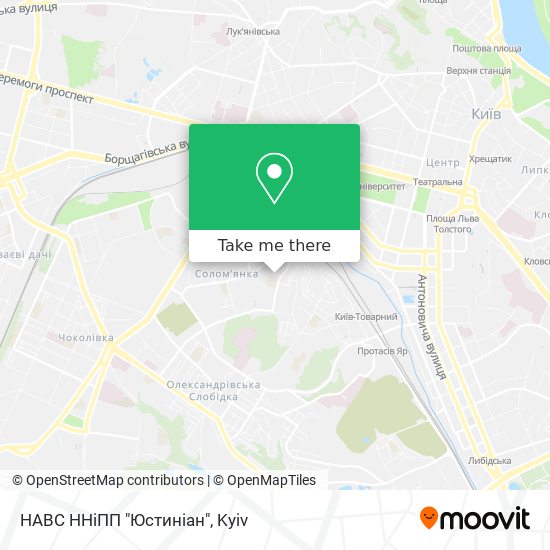 НАВС ННіПП "Юстиніан" map