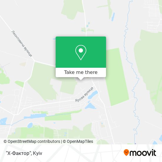"Х-Фактор" map