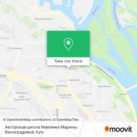 Авторская школа Макияжа Марины Виноградовой map