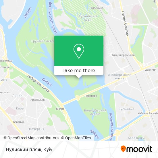 Карта Нудиский пляж