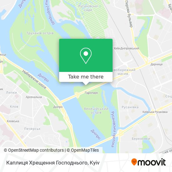 Каплиця Хрещення Господнього map